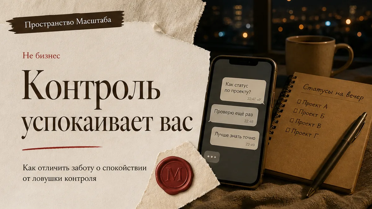 Контроль или доверие: где заканчивается управление и начинается тревога