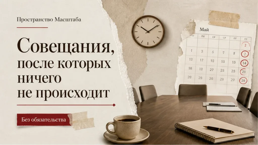 Совещания, после которых ничего не происходит