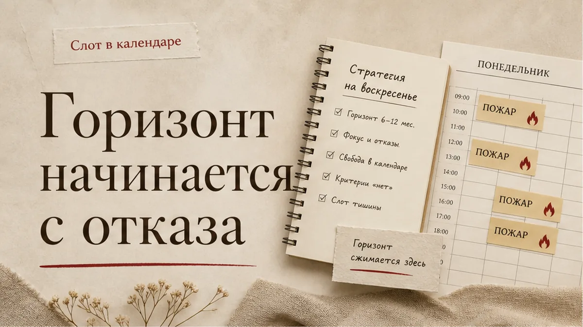 Почему собственник остаётся в тактике, даже когда хочет стратегию